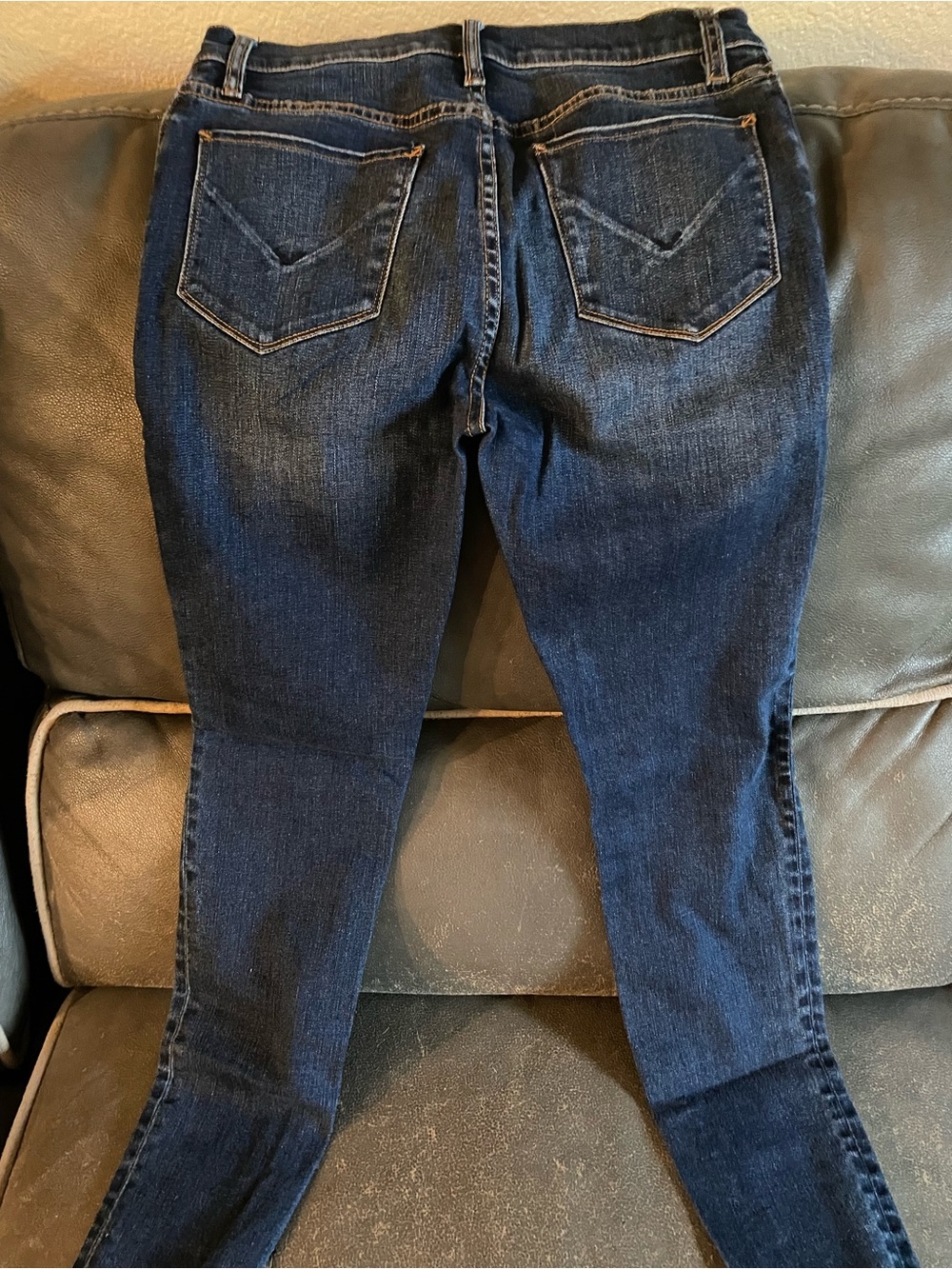 Hudson Jeans Navy Skinny Stretch Denim